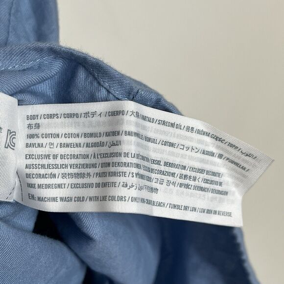 Abercrombie & Fitch New York Work Shirt Kids Boys 11/12 Y2K Auto Club - Picture 4 of 7